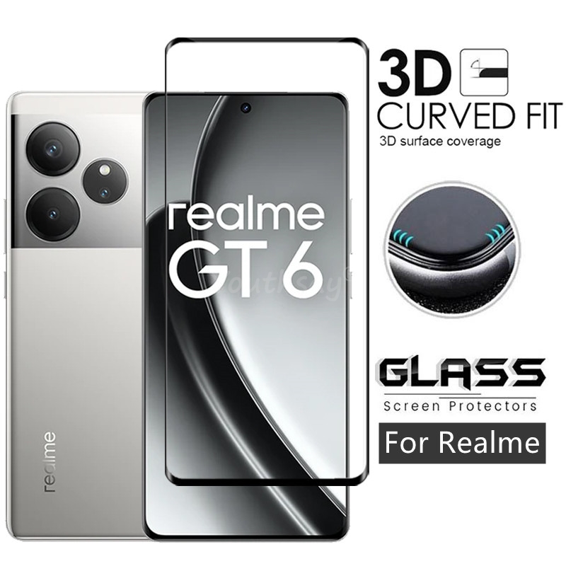 Realme Gt 6 - غطاء كامل من الزجاج لهاتف Realme
