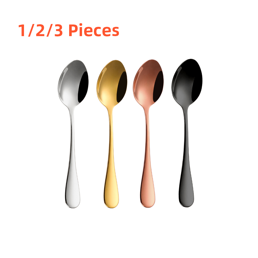 Gold Plated Cutlery - 1/2/3 قطع الذهب اثارة ملاعق صغيرة