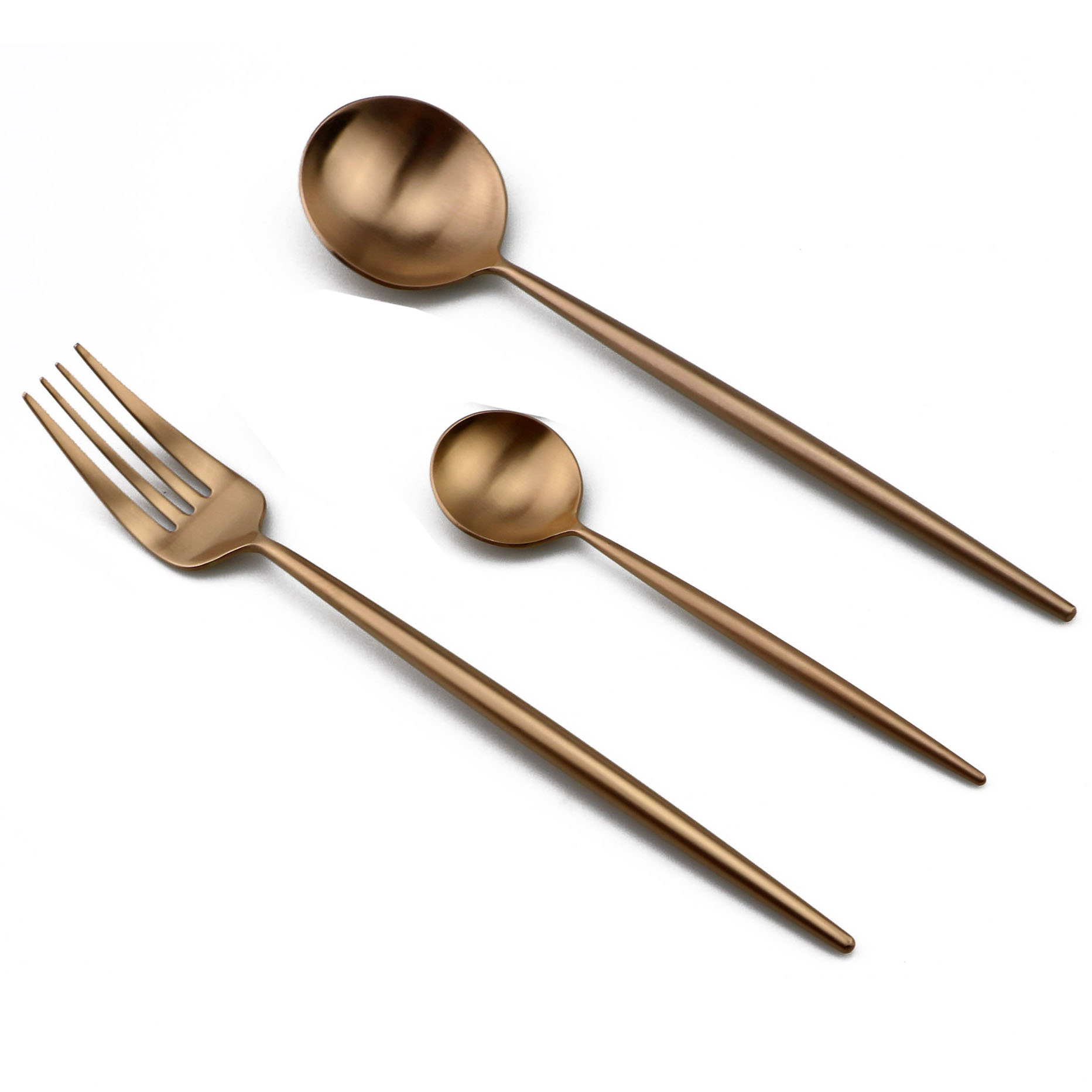طقم أدوات مائدة من الذهب الورد - مراجعة Gold Plated Cutlery وسعره