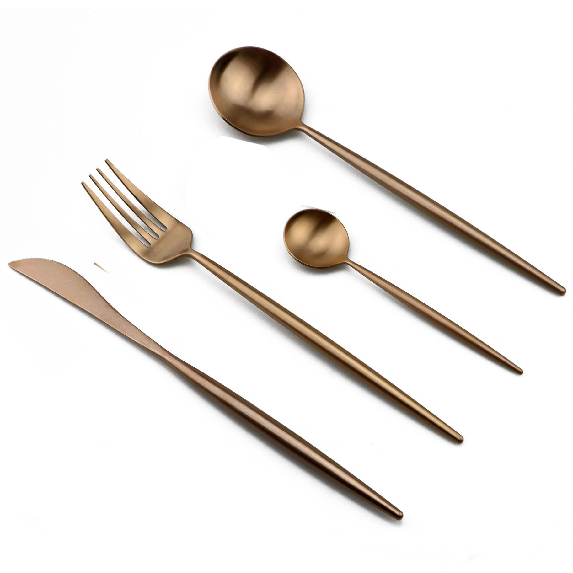 طقم أدوات مائدة من الذهب الورد - مراجعة Gold Plated Cutlery وسعره