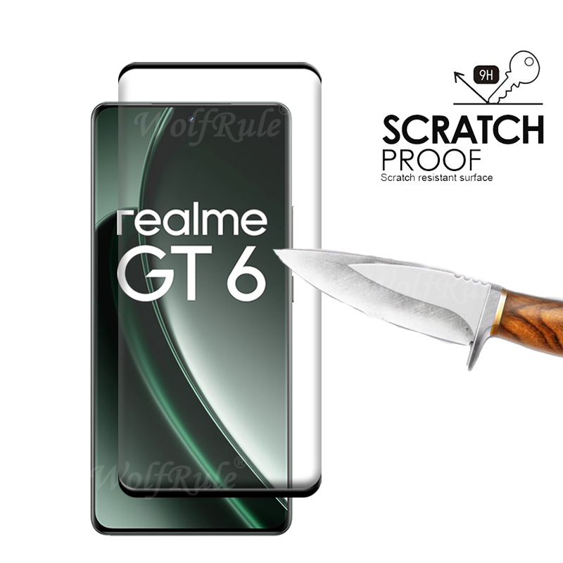 واقي شاشة من الزجاج المقسى 6 ف - مراجعة Realme Gt 6 وسعره