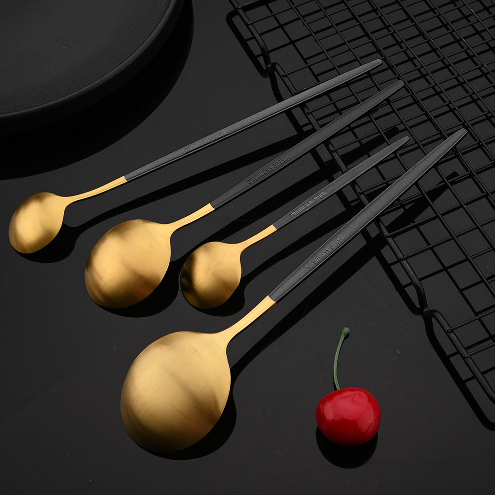 مجموعة أدوات المائدة من الفولا - مراجعة Gold Plated Cutlery وسعره