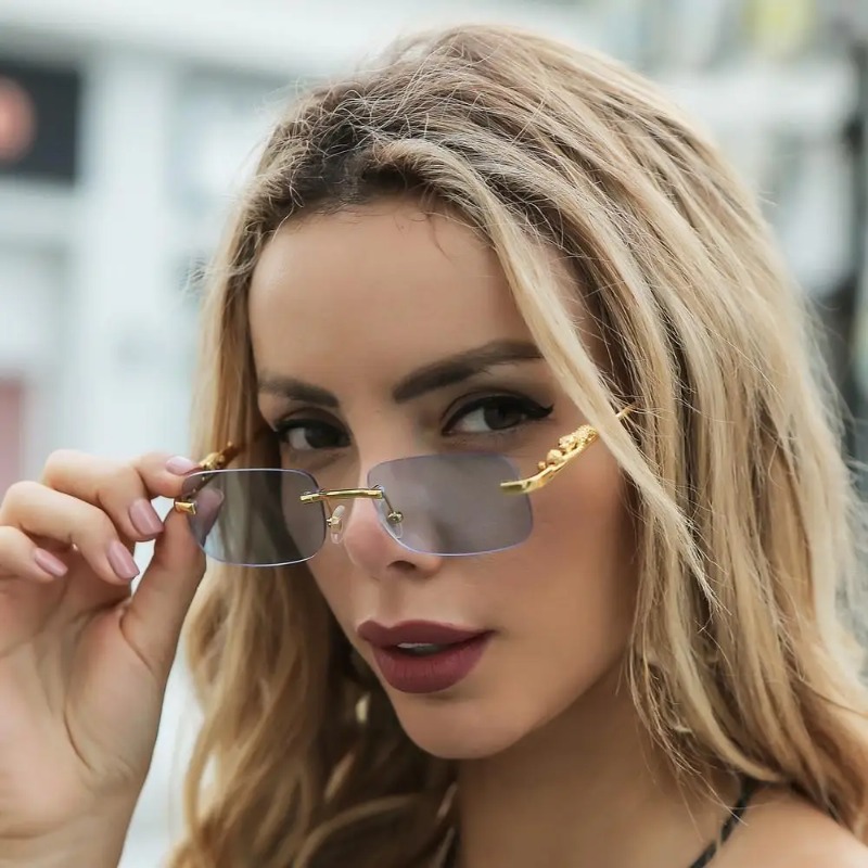 نظارات شمسية مربعة بدون إطار ل - مراجعة Luxury Lifestyle Store وسعره
